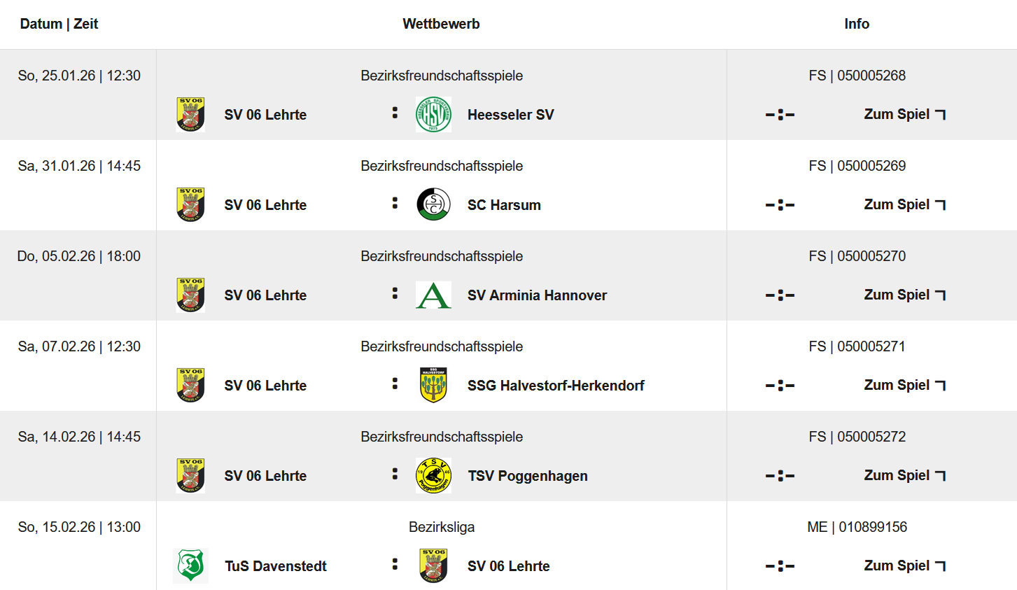 1 heren Spielplan vorbereitung2026