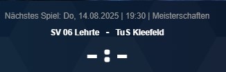 kleefeld tafel