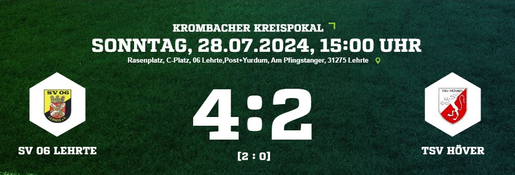 pokal24 höver ergeb