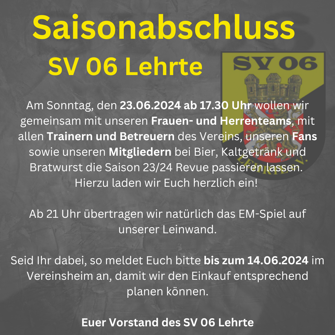 Saisonabschluss Quer